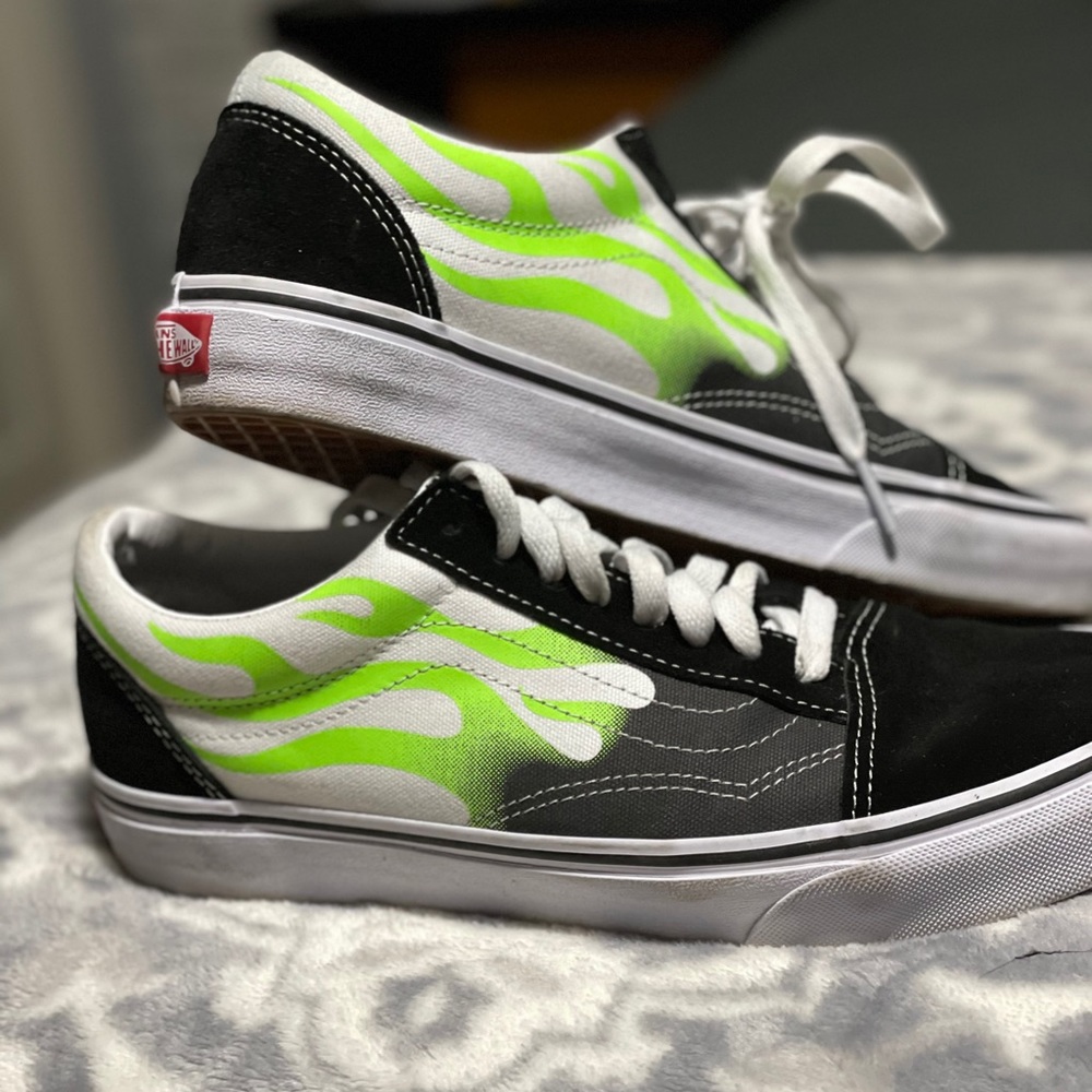 Vans Old Skool Flame Black True White